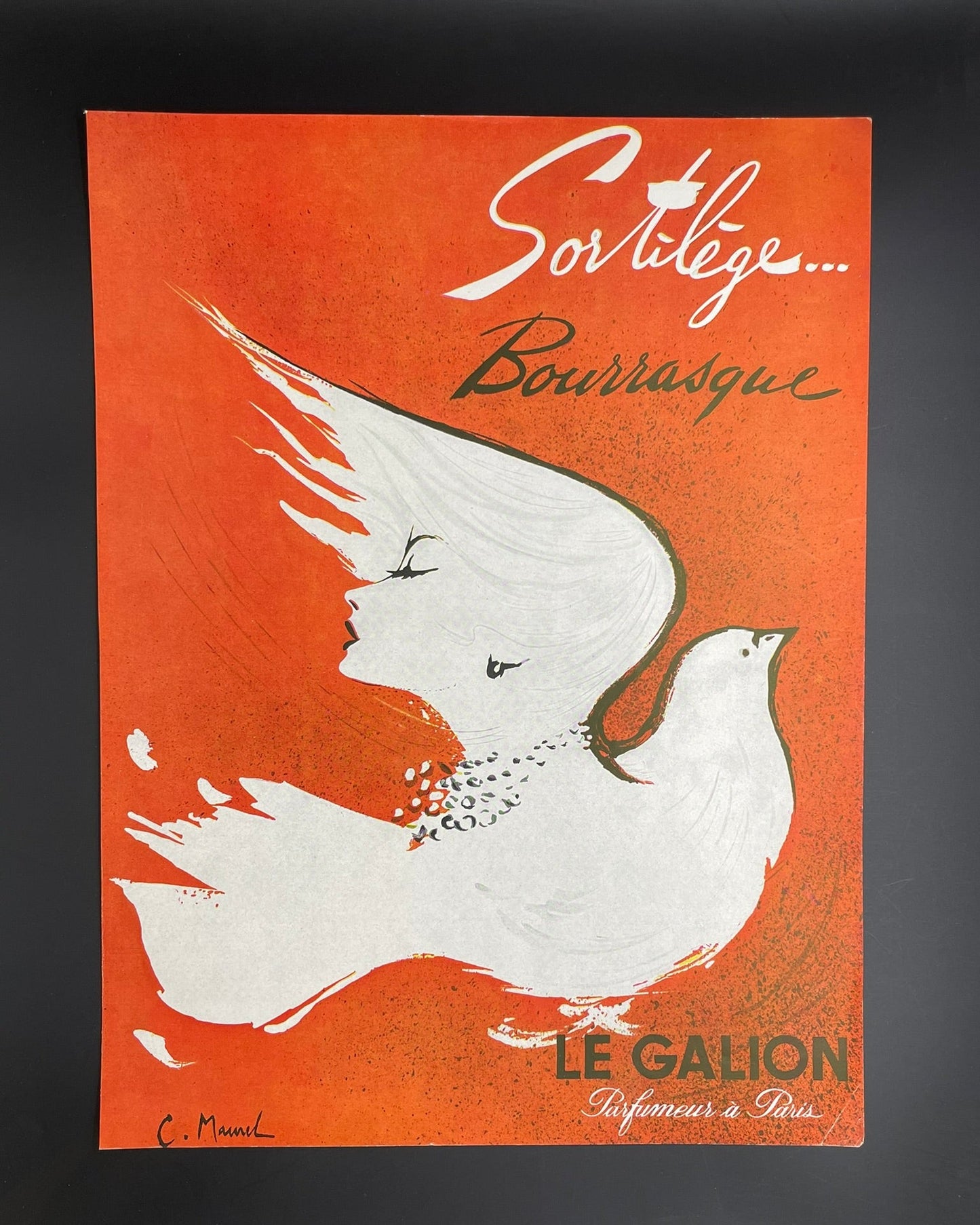 Publicité - Parfum - Le Gallion - Sortilège - 1957