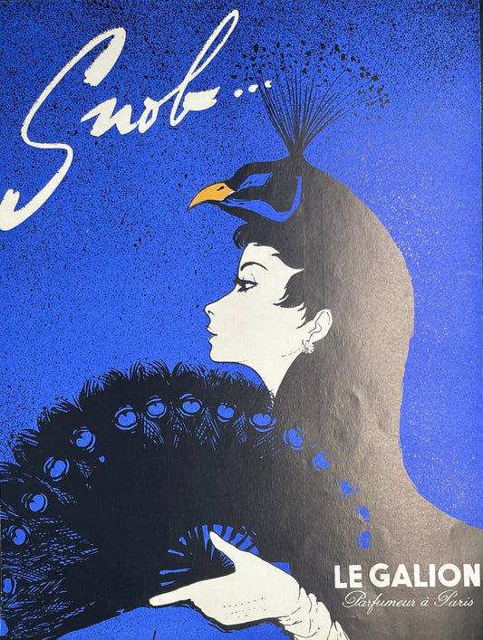 Publicité - Parfum - Le Gallion - Snob - 1956