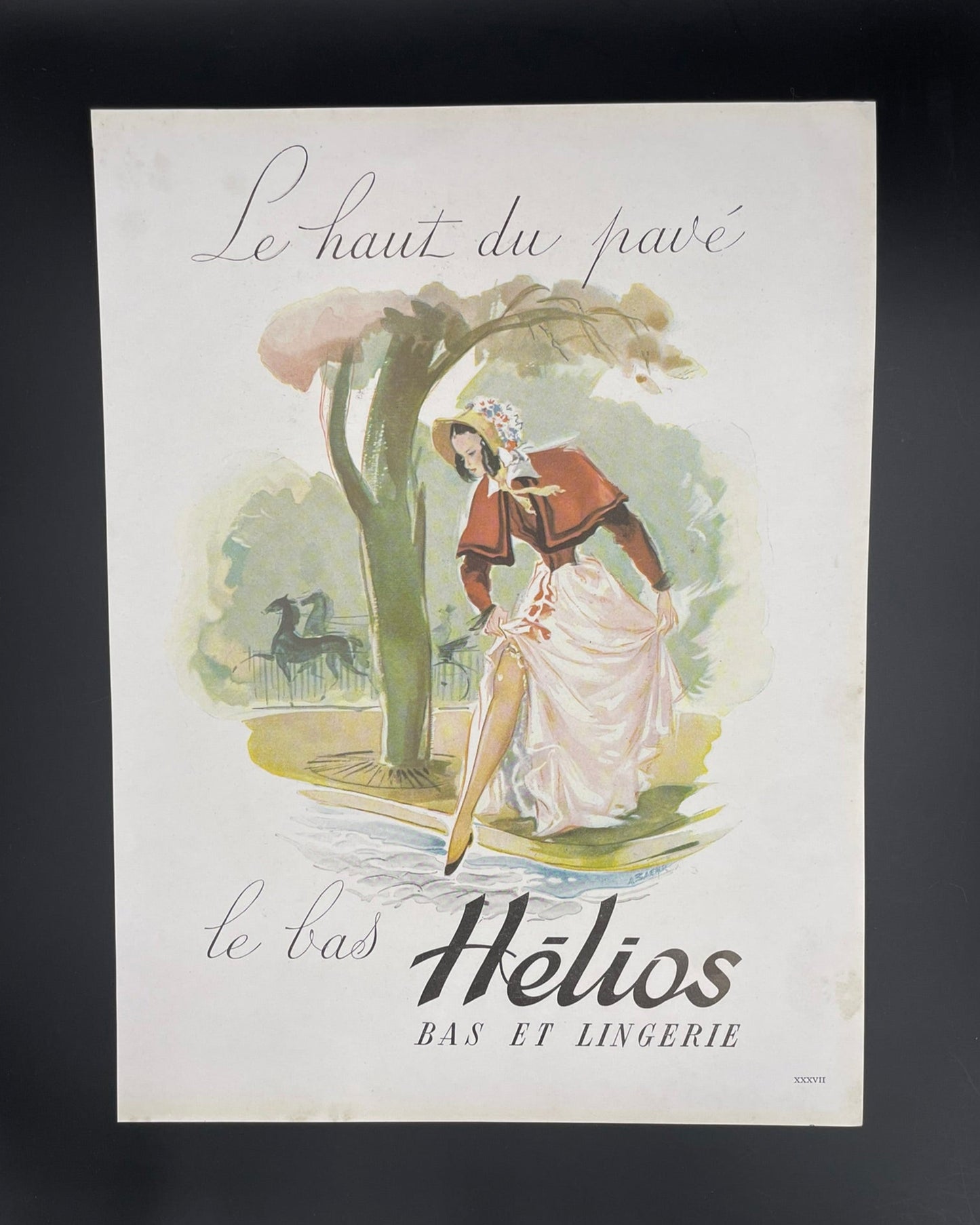 Publicité - Mode - Lingerie - Bas Hélios - 1946