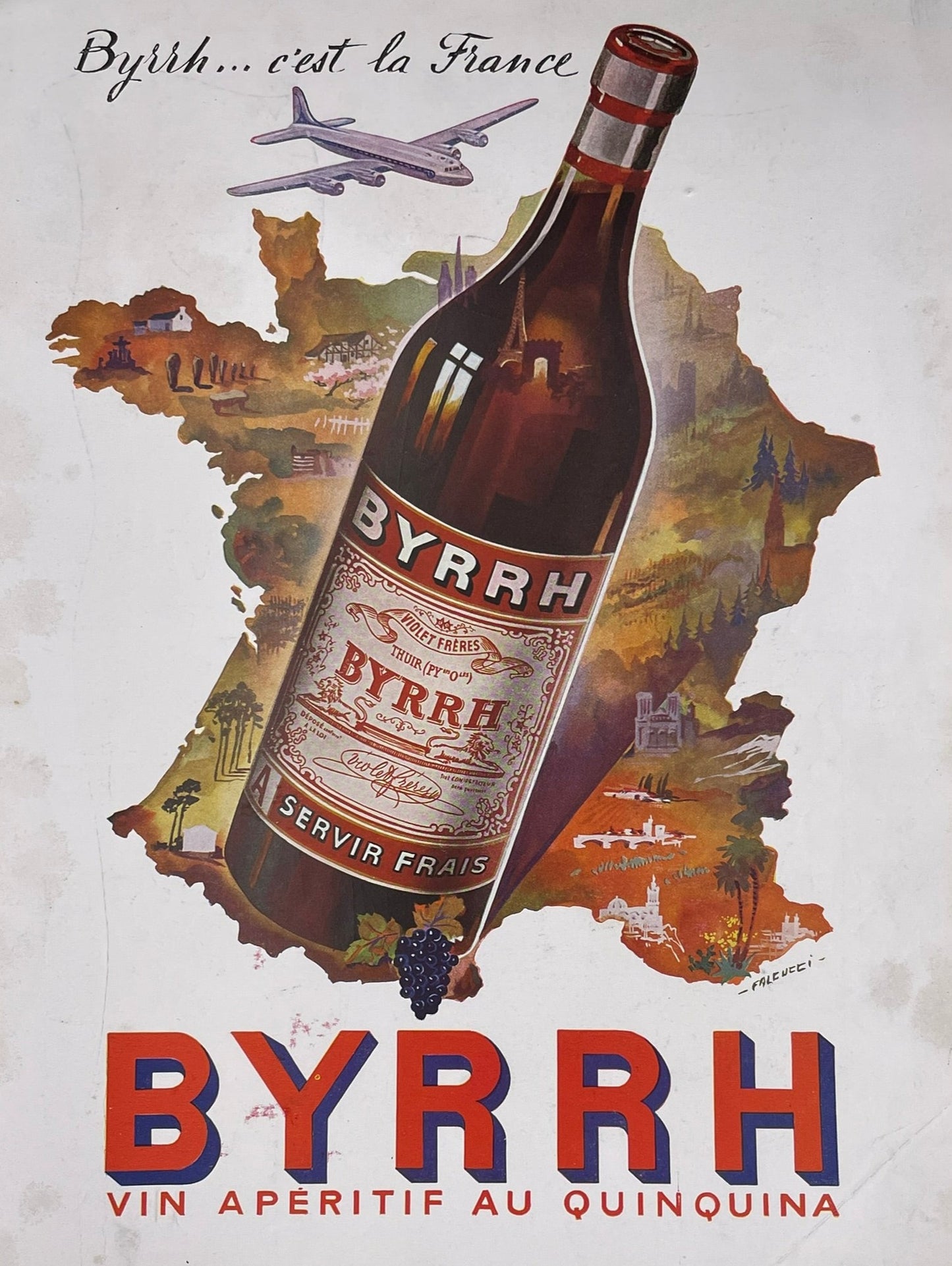 Publicité - Alcool - Byrrh - Falcucci - 1952