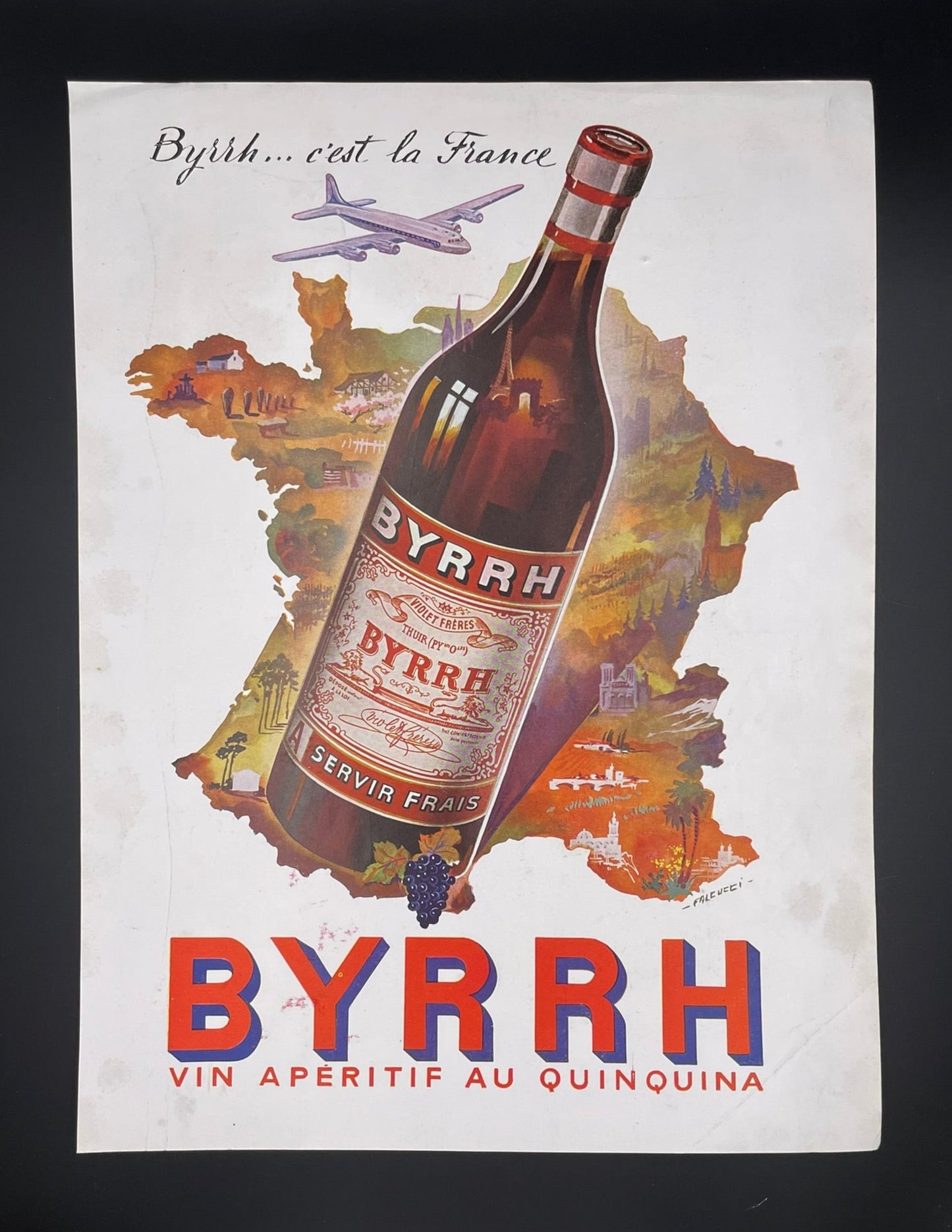 Publicité - Alcool - Byrrh - Falcucci - 1952