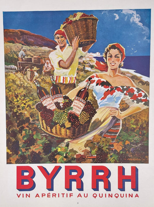 Publicité - Alcool - Byrrh - Falcucci - 1954