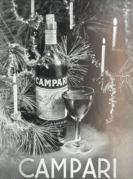 Publicité - Alcool - Campari - Noël - 1938