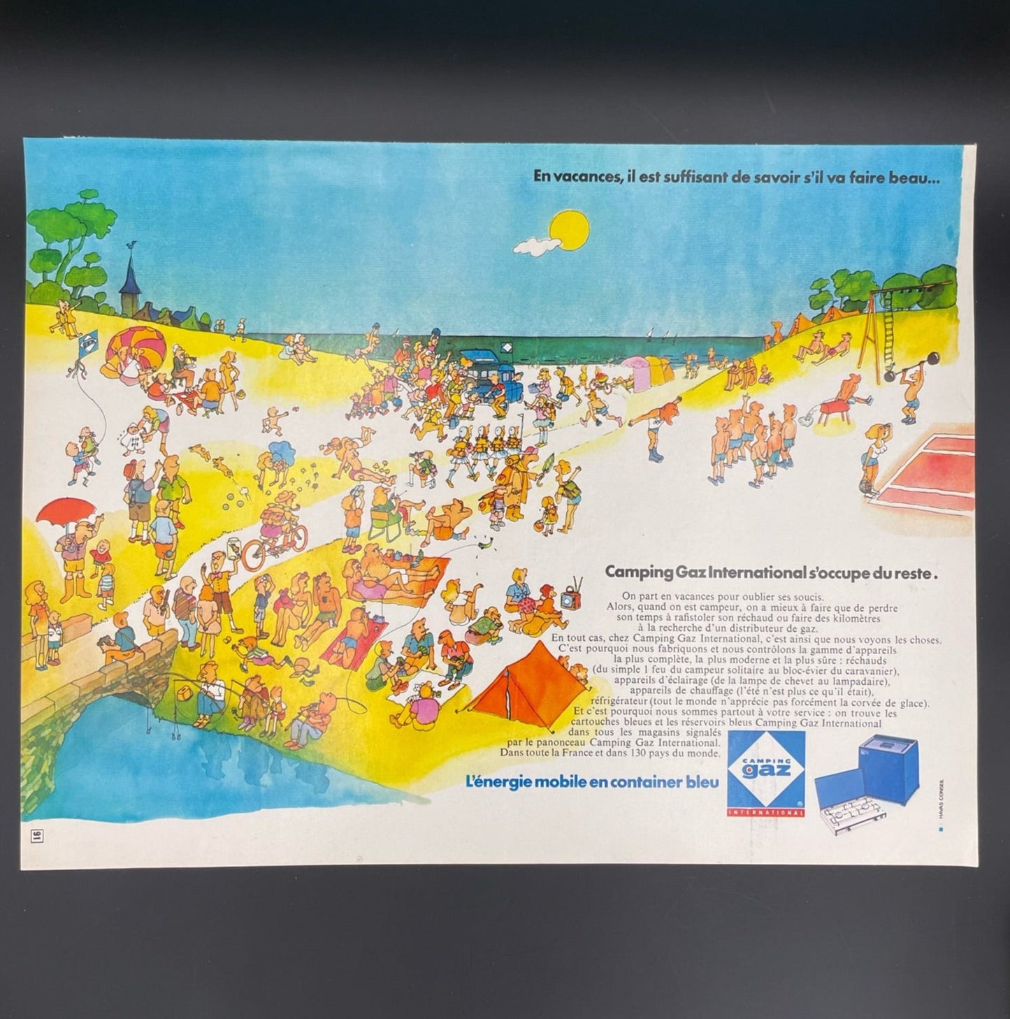 Publicité - Camping - Camping Gaz - 1972