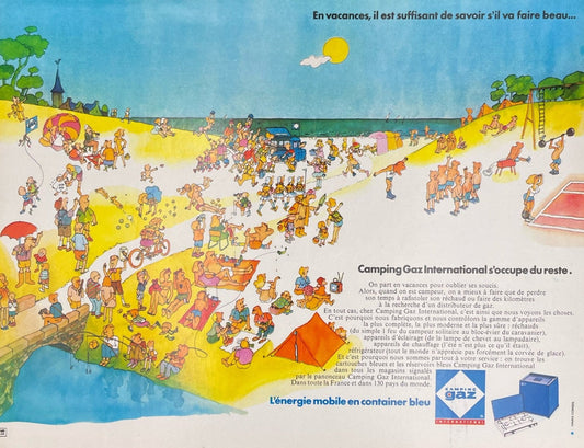 Publicité - Camping - Camping Gaz - 1972
