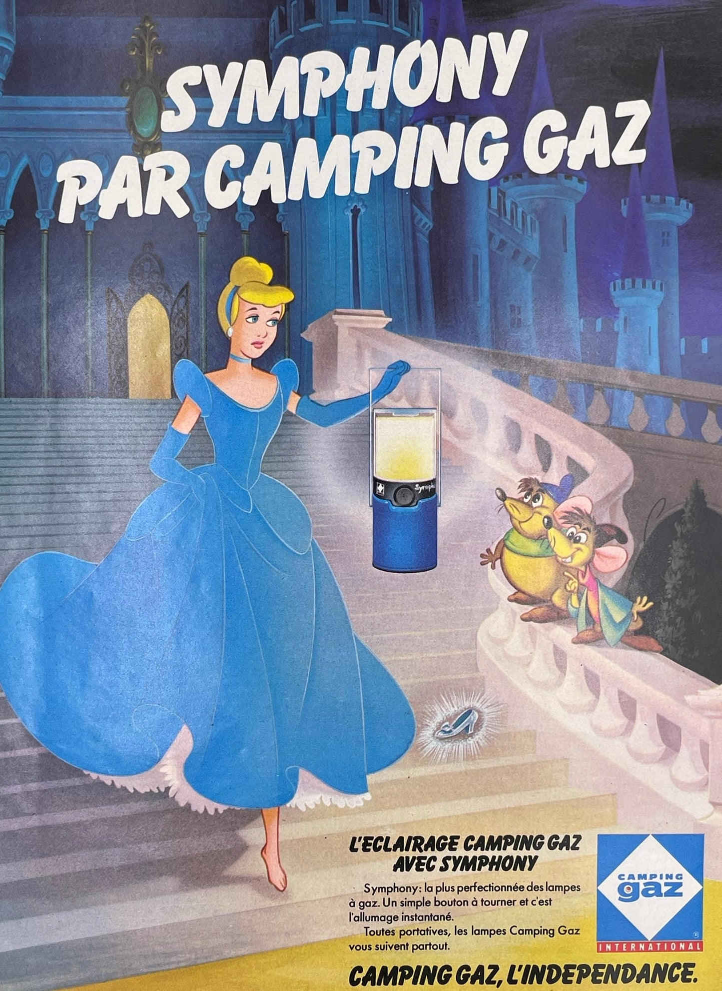 Publicité - Camping Gaz BD - Cendrillon - 1979