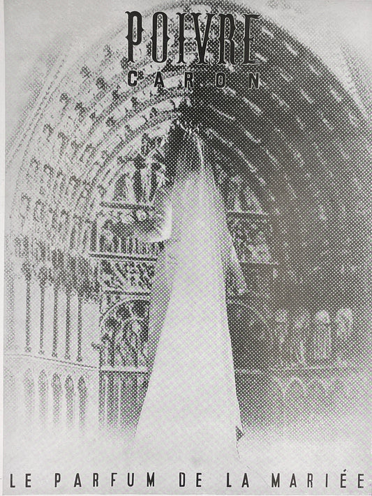 Publicité - Parfum - Caron -Parfum de la mariée - 1955