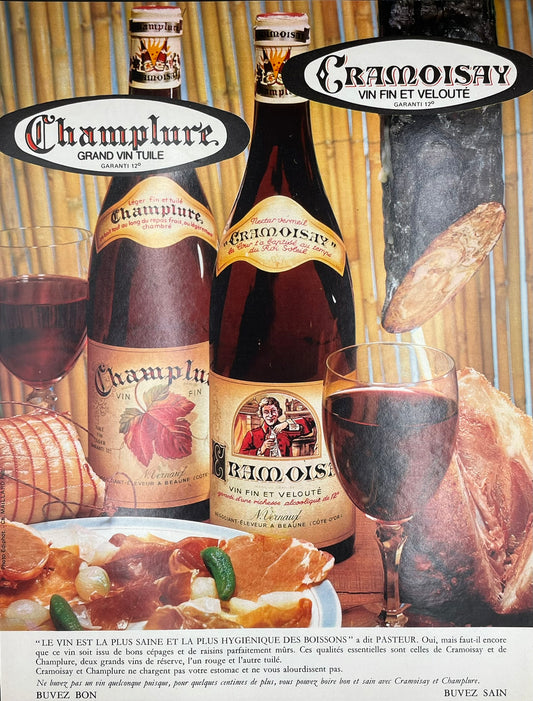 Publicité - Alccol - Champlure Cramoisay - 1969