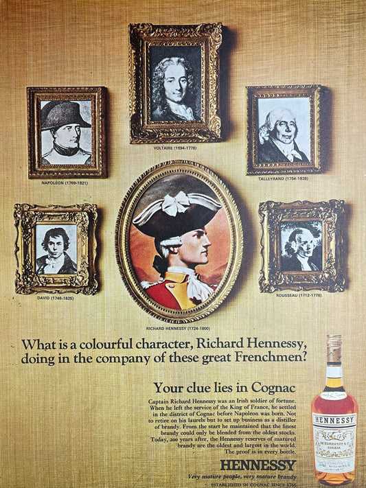 Publicité - Alcool - Hennessy - GB - 1966
