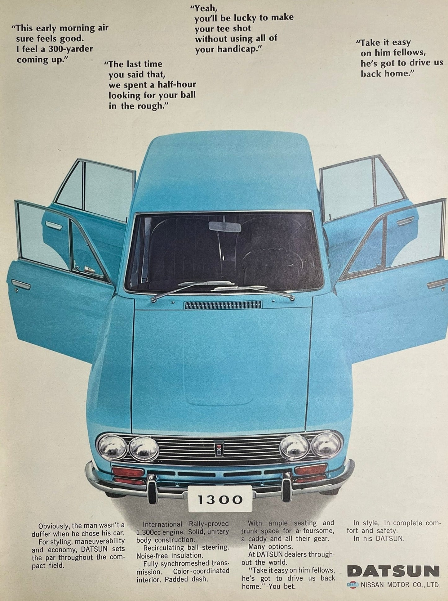 Publicité - Automobile - Datsun - USA - 1967