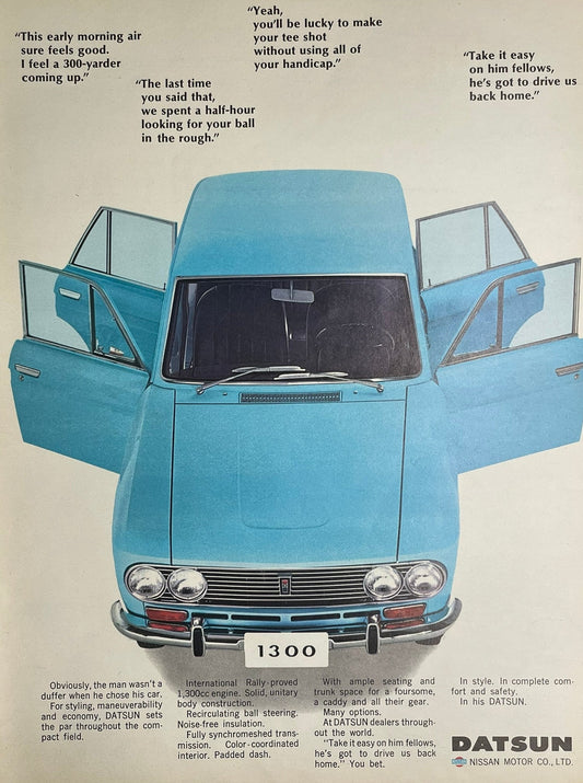 Publicité - Automobile - Datsun - USA - 1967