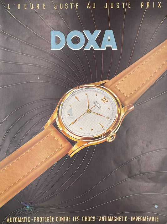 Publicité - Montre - Doxa - 1950