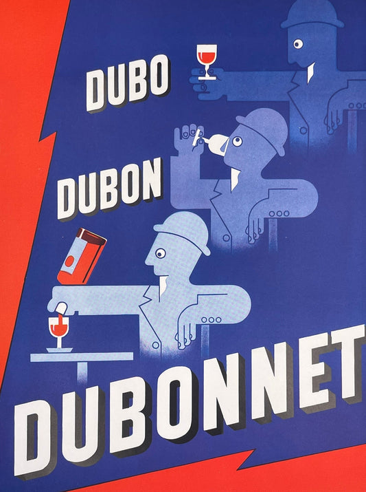 Publicité - Alcool - Dubonnet - Cassandre - 1954