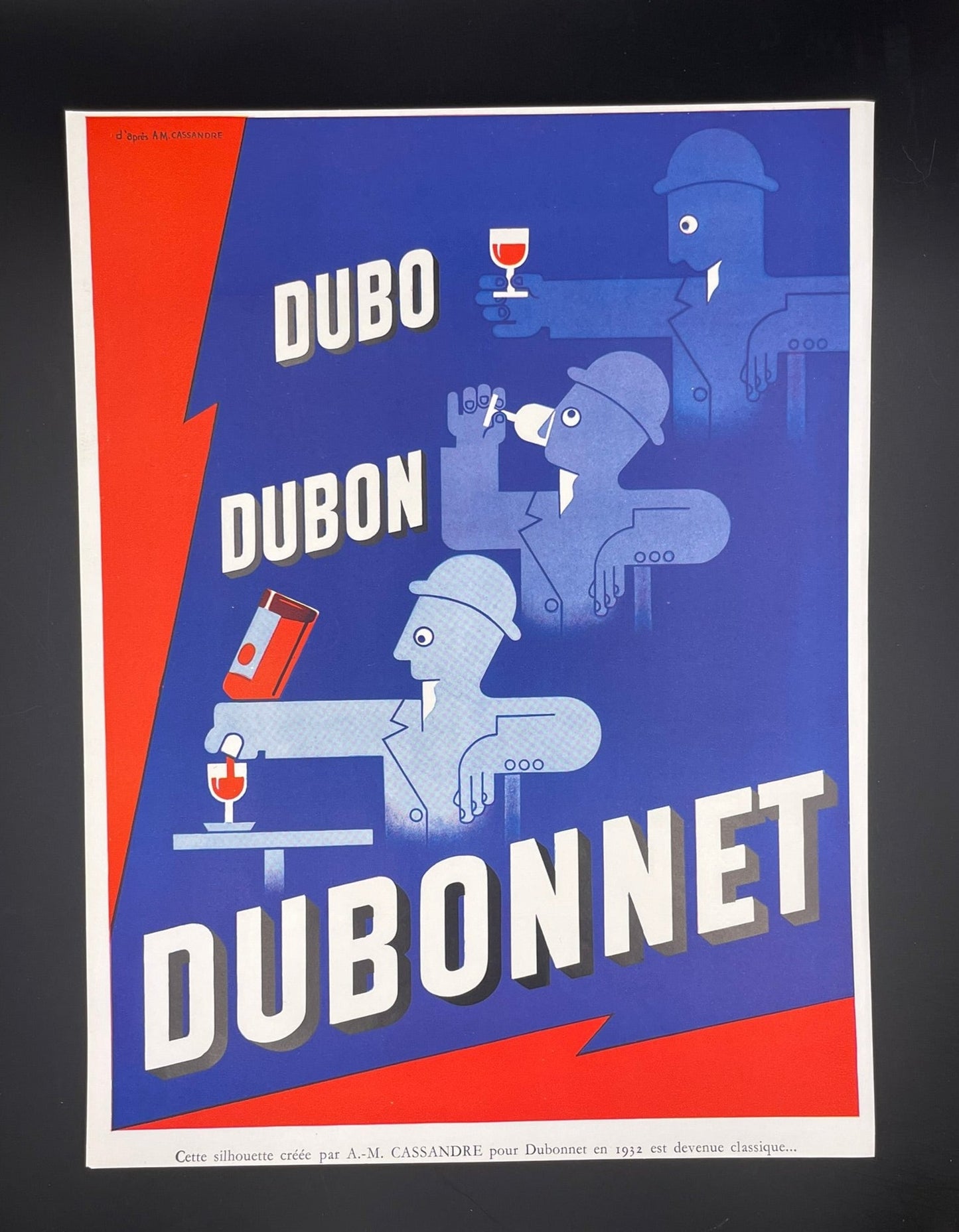 Publicité - Alcool - Dubonnet - Cassandre - 1954