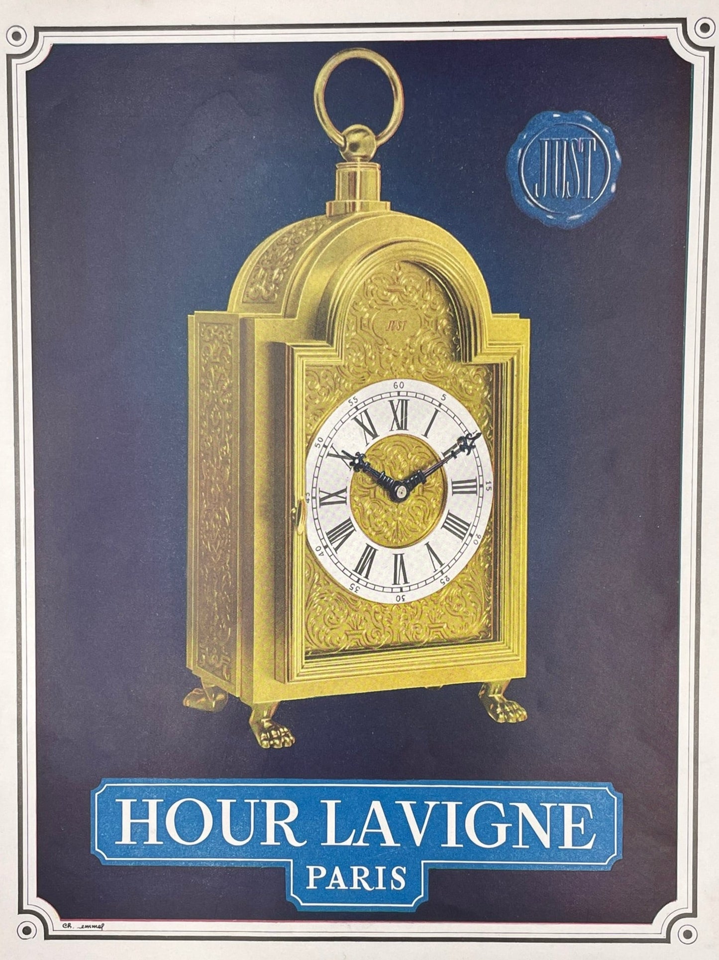 Publicité - Horlogerie - Hour Lavigne - 1946