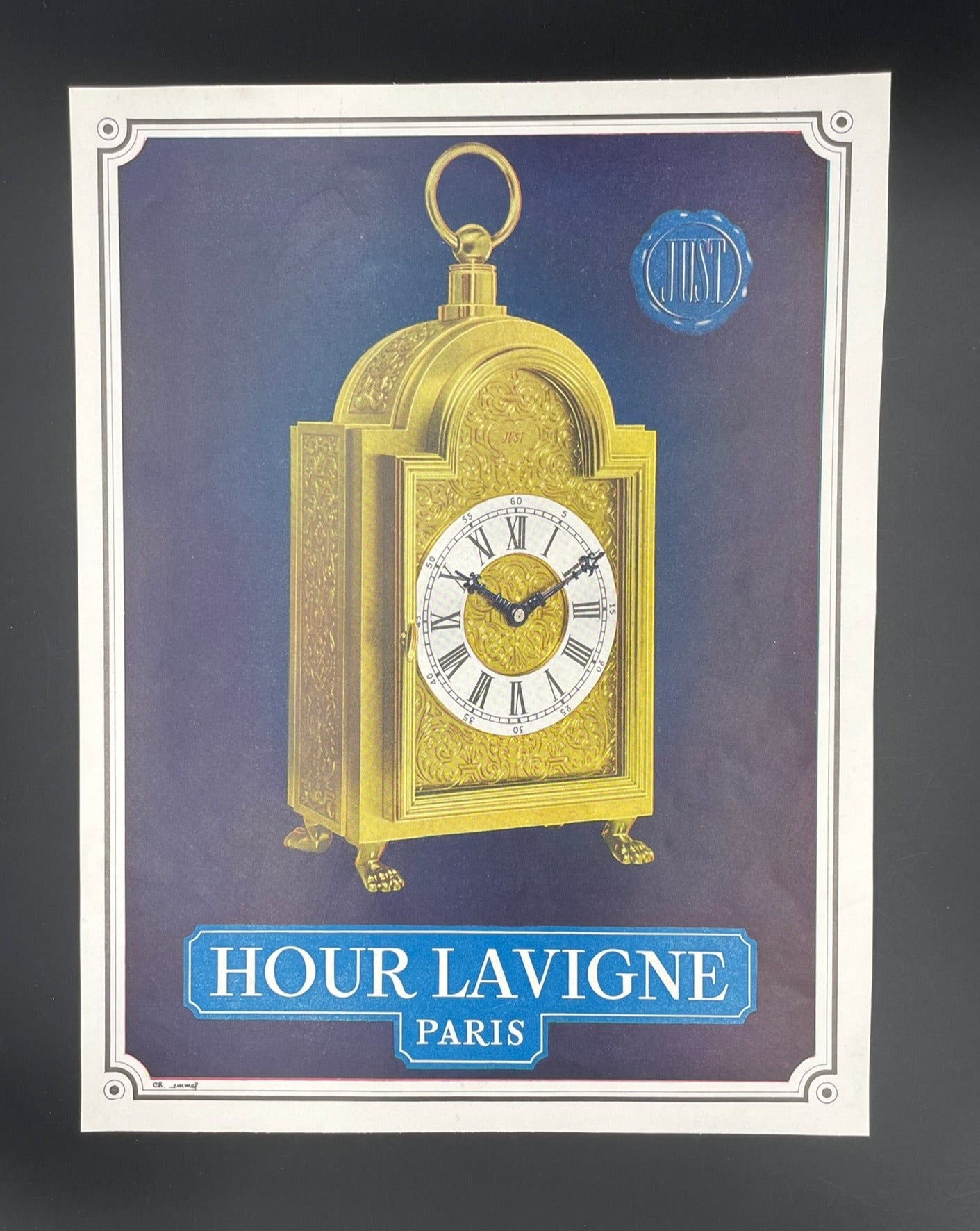 Publicité - Horlogerie - Hour Lavigne - 1946