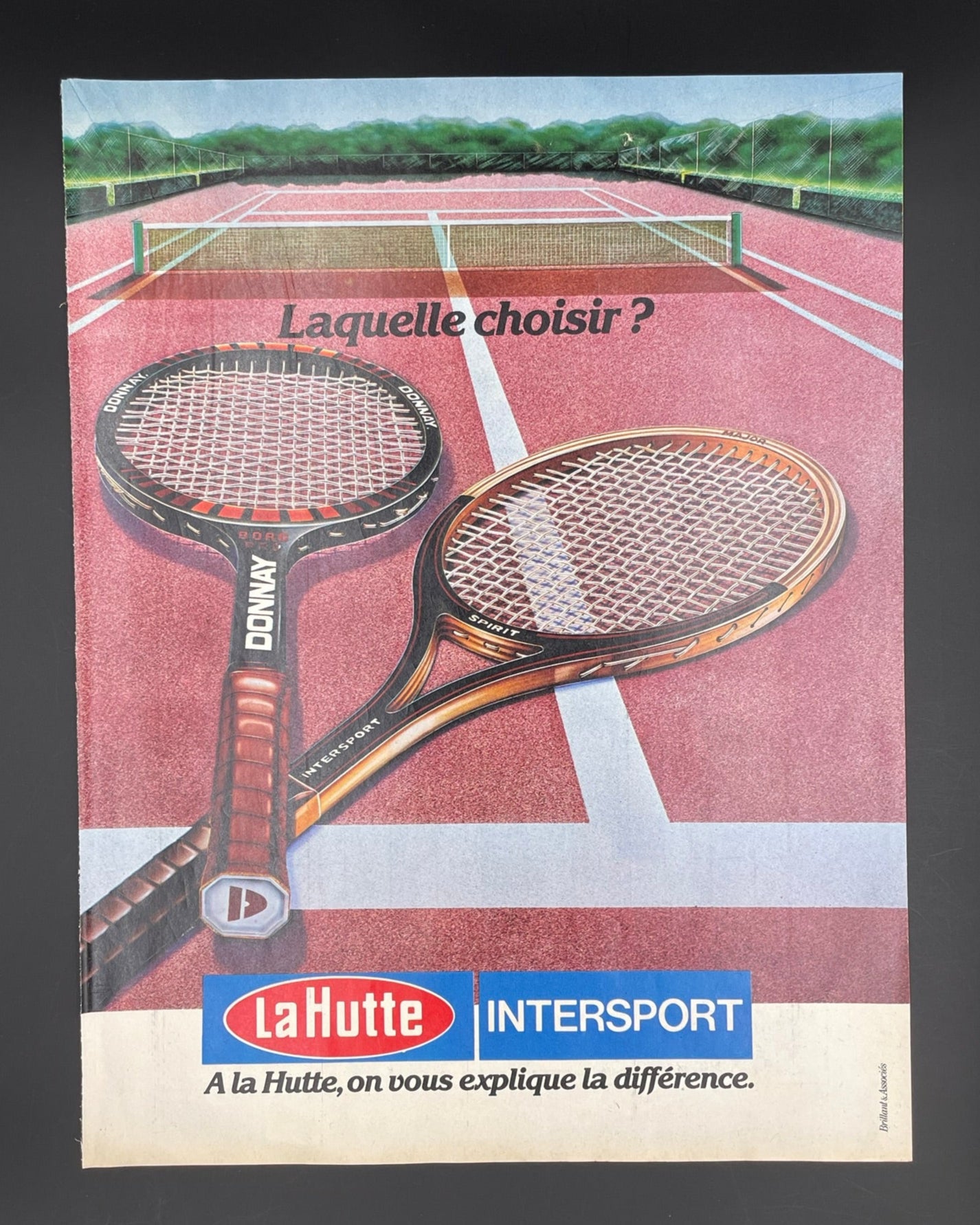 Publicité -Loisirs - Intersport La Hutte - 1980