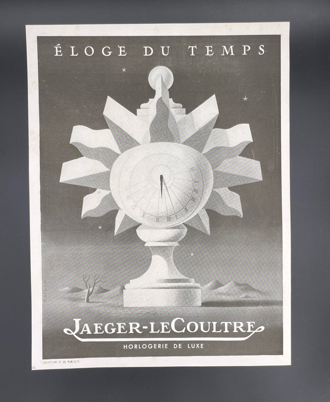Publicité - Horlogerie - Jaeger Lecoultre - 1946