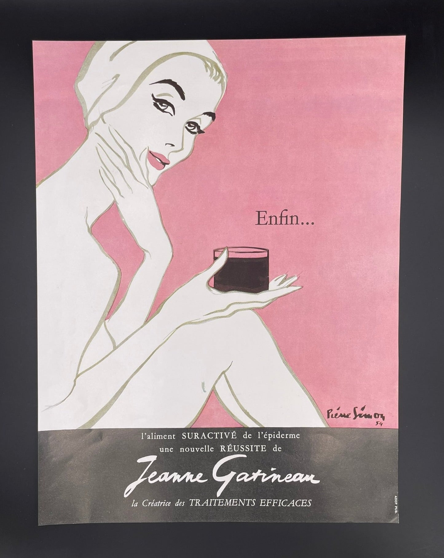 Publicité - Beauté - Jeanne Gatineau - Pierre Simon - 1954