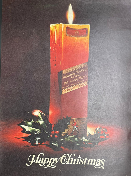 Publicité - Alcool - Jonnie Walker - Noël - GB - 1967