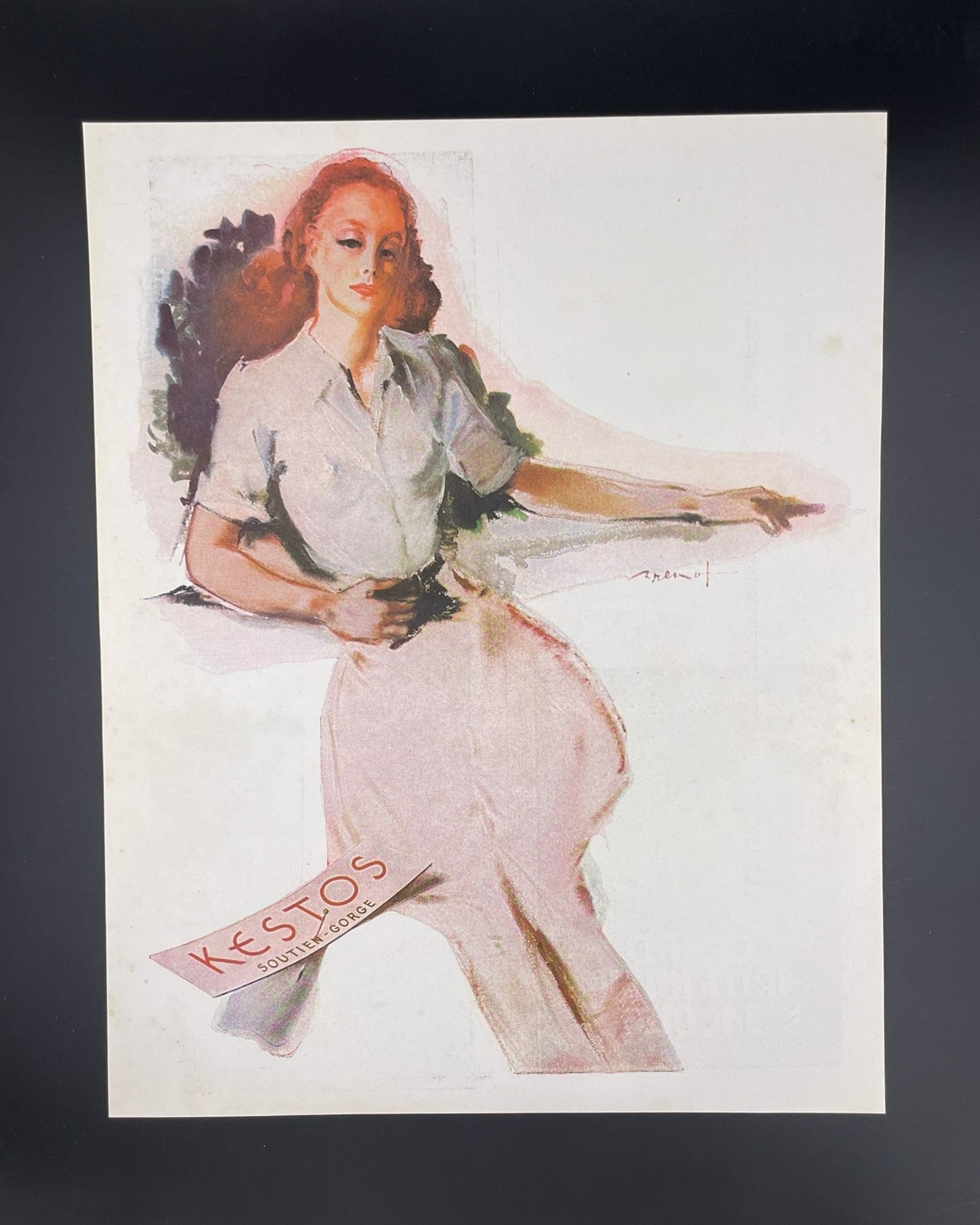 Publicité - Mode - Lingerie - Kestos - Brénot - 1946
