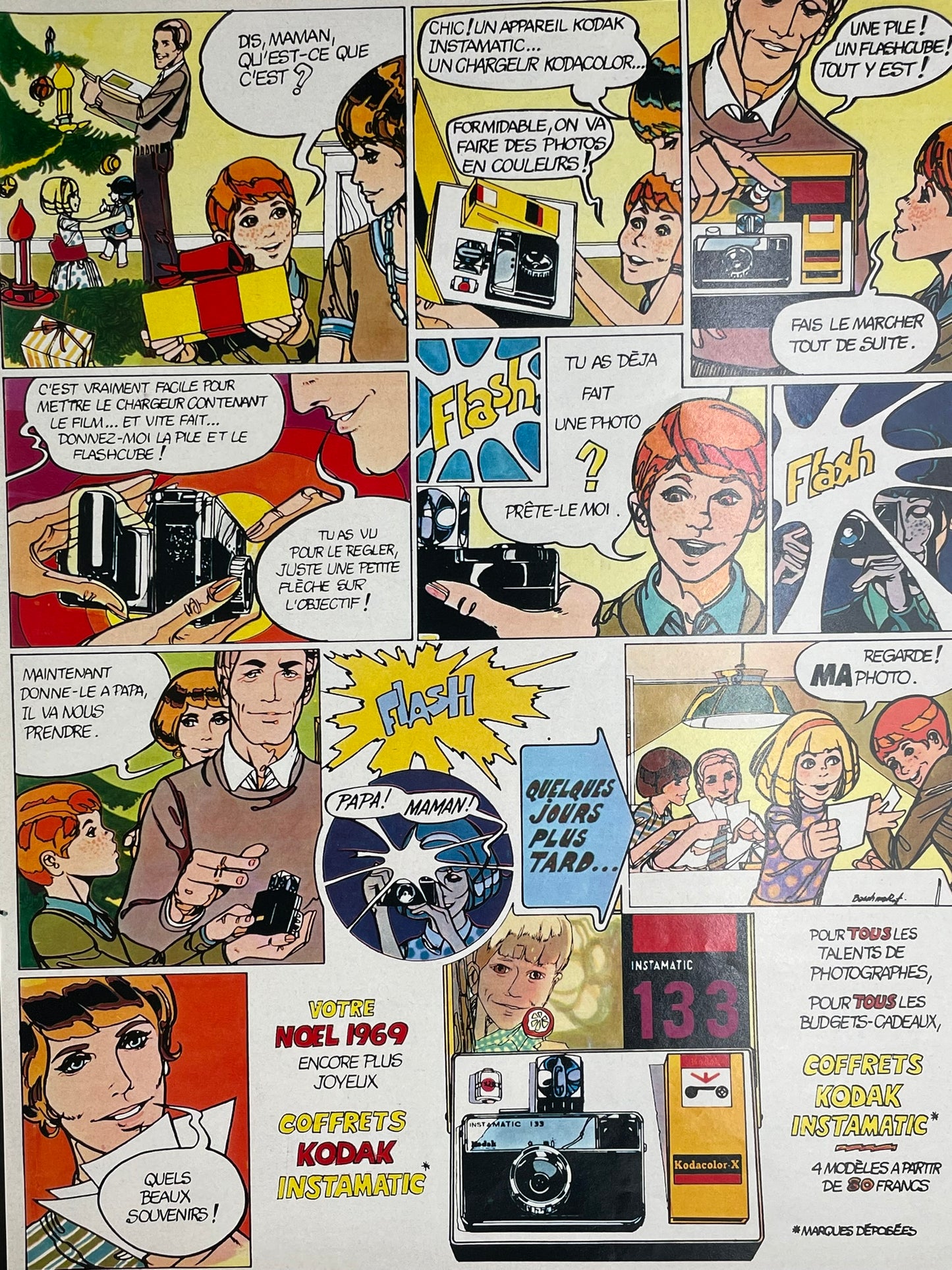 Publicité -Loisirs - Photo - Kodak Instamatic - 1969