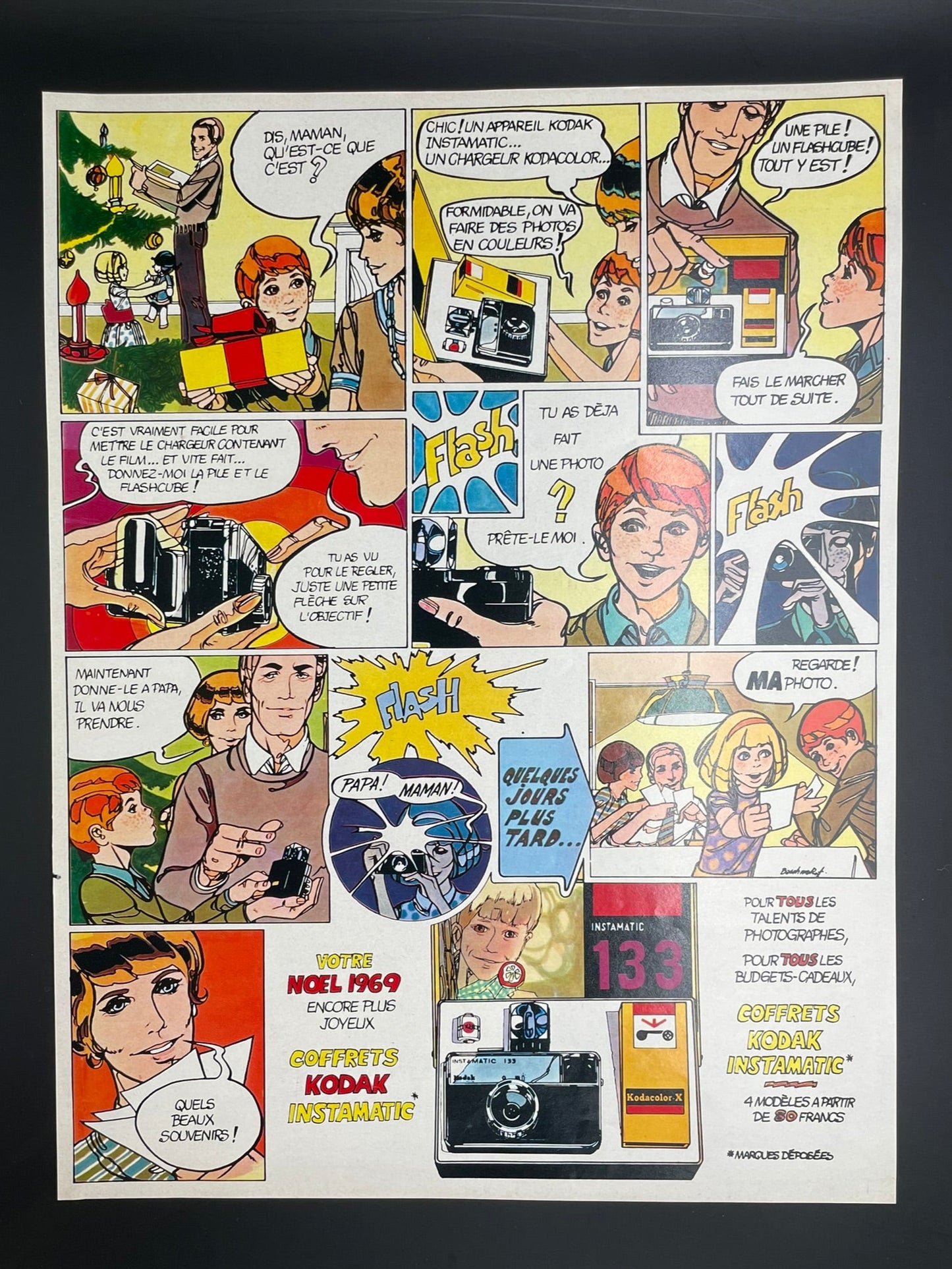 Publicité -Loisirs - Photo - Kodak Instamatic - 1969