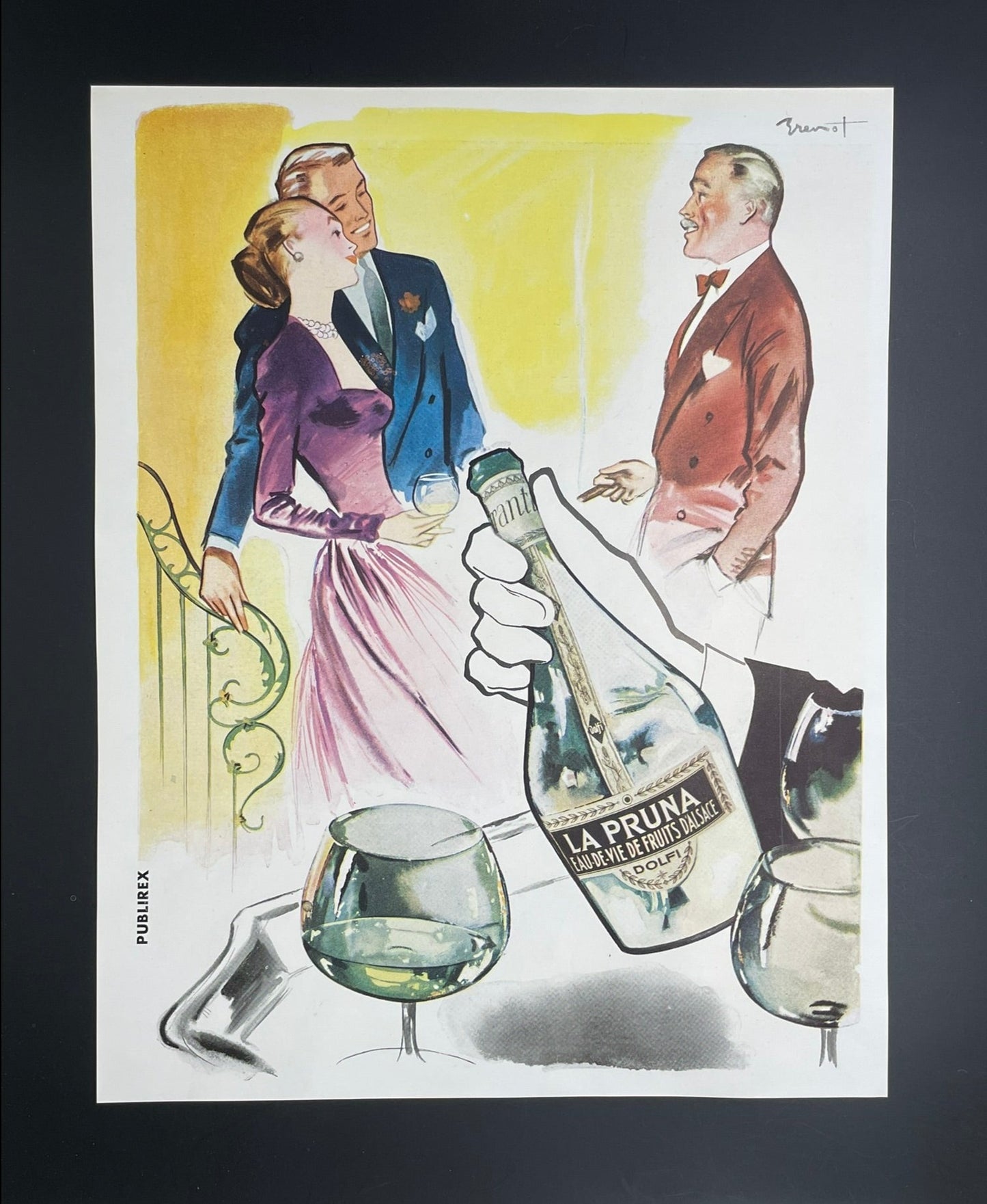Publicité - Alcool - La Pruna - Brémot - 1947