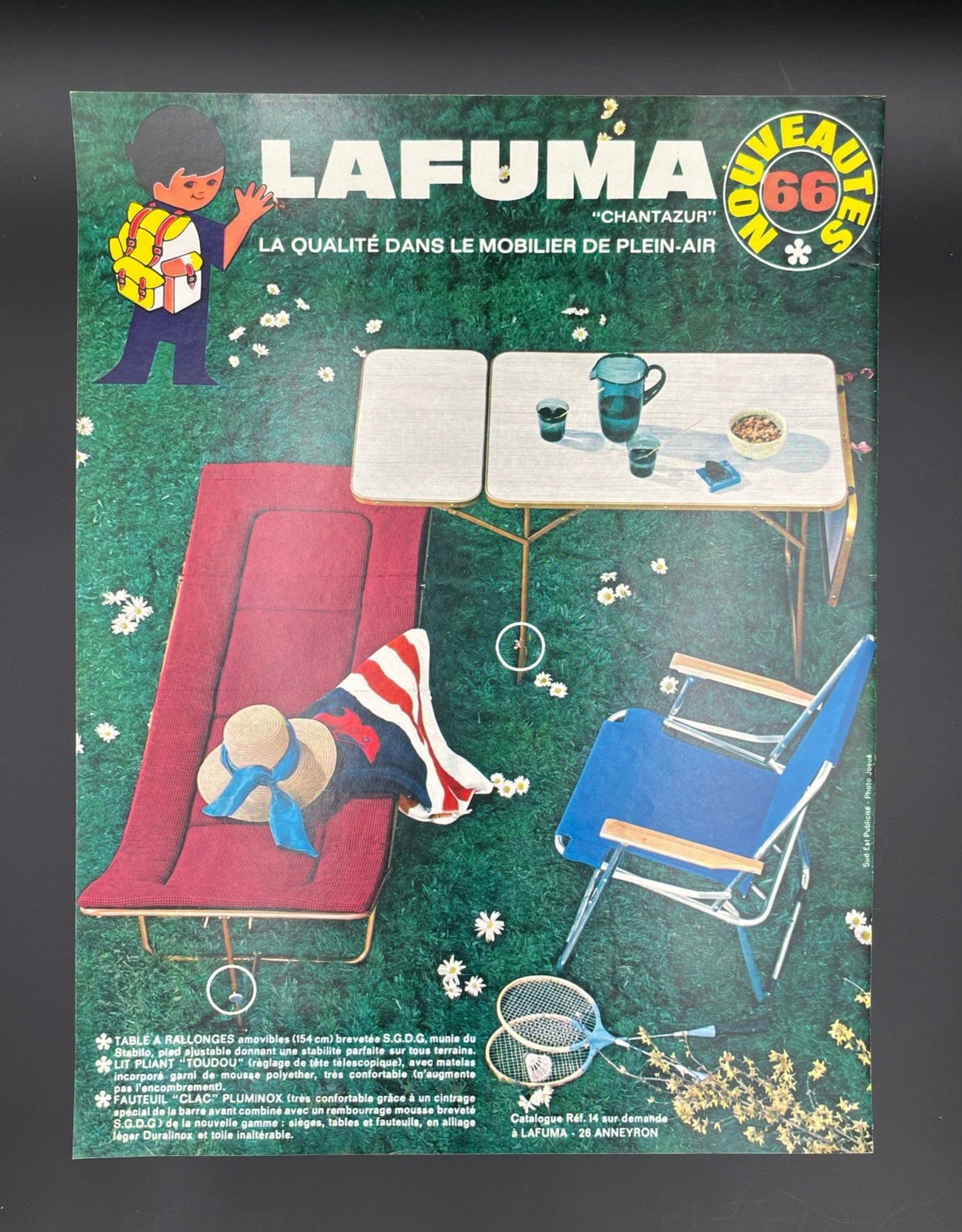 Publicité - Camping - Lafuma - 1966