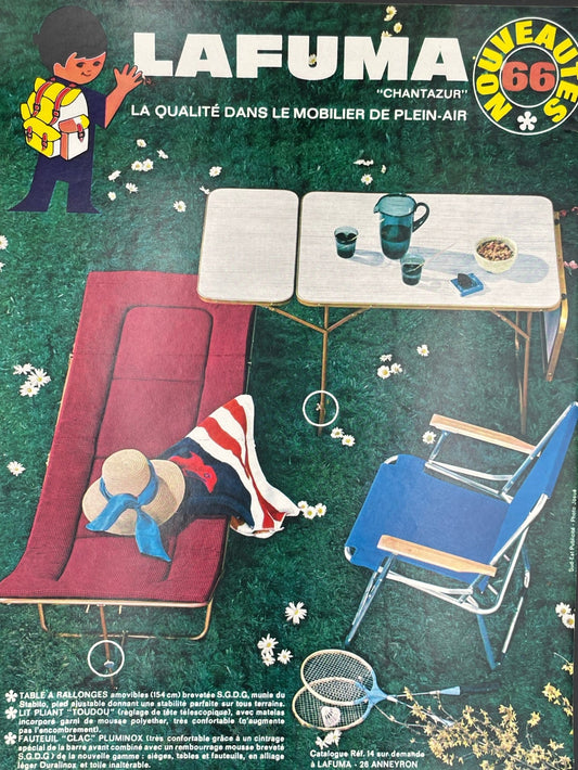 Publicité - Camping - Lafuma - 1966