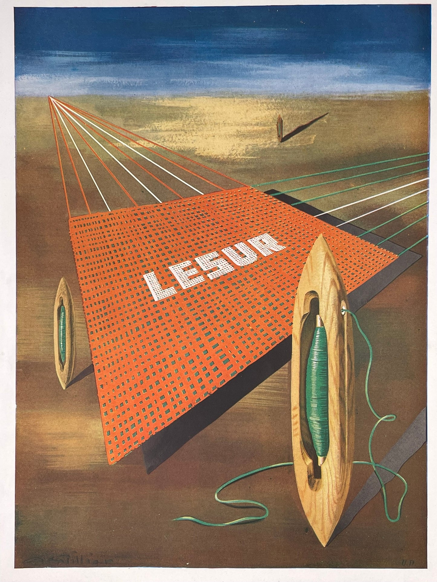 Publicité - Mode - Lesur - 1950