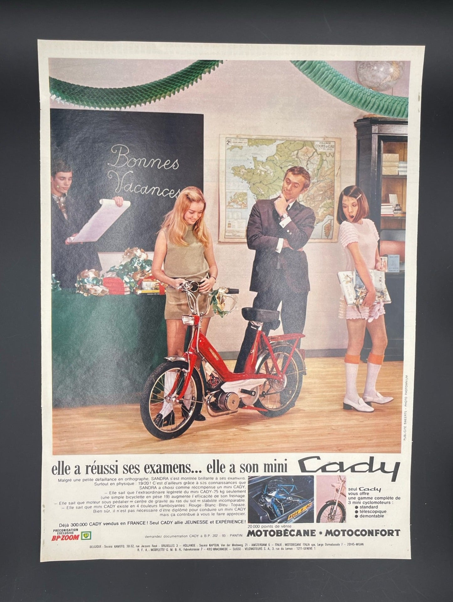 Publicité - Cyclo - Motobécane - Cady - 1969