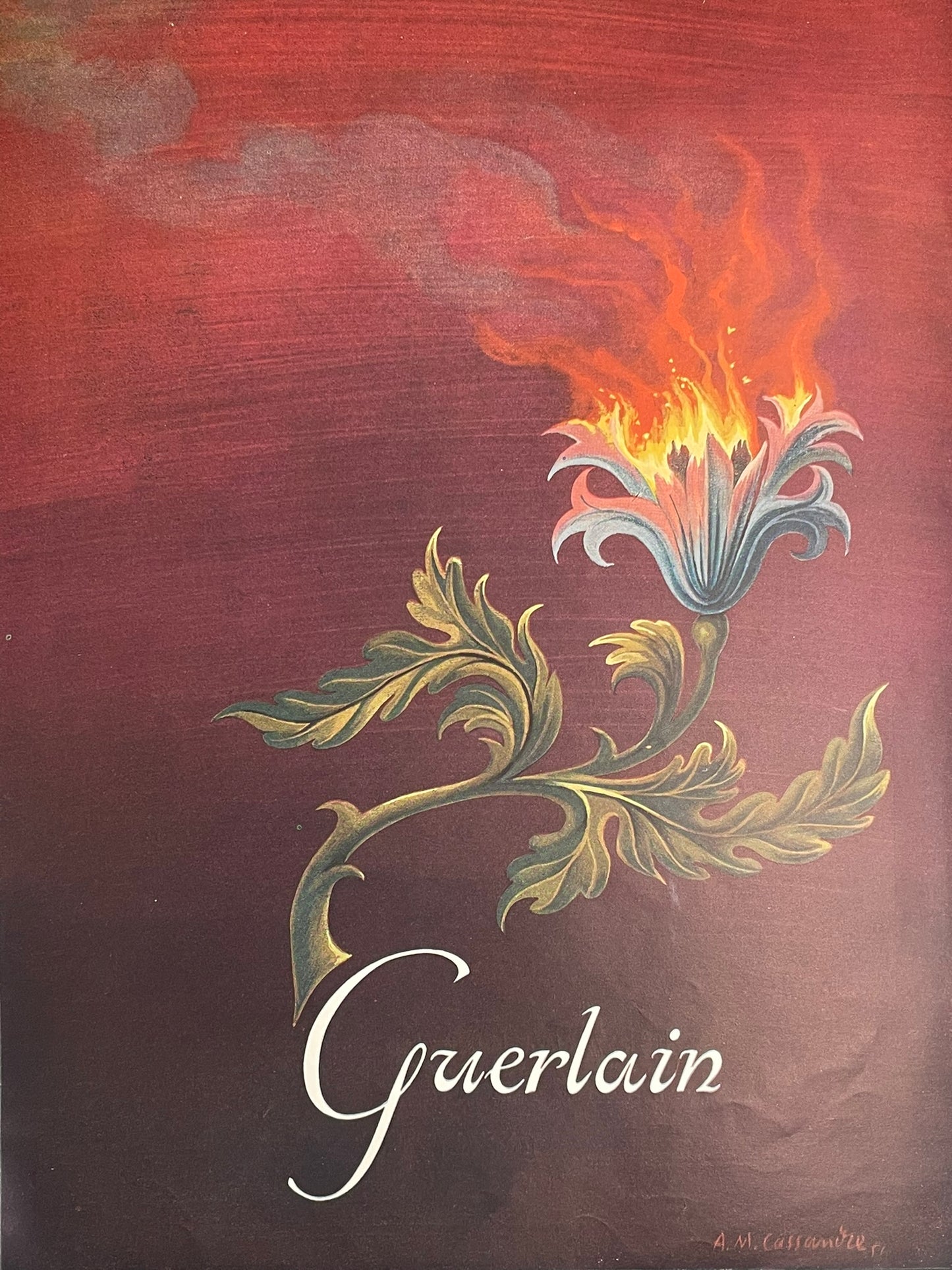 Publicité - Parfum - Guerlain - Cassandre - 1951