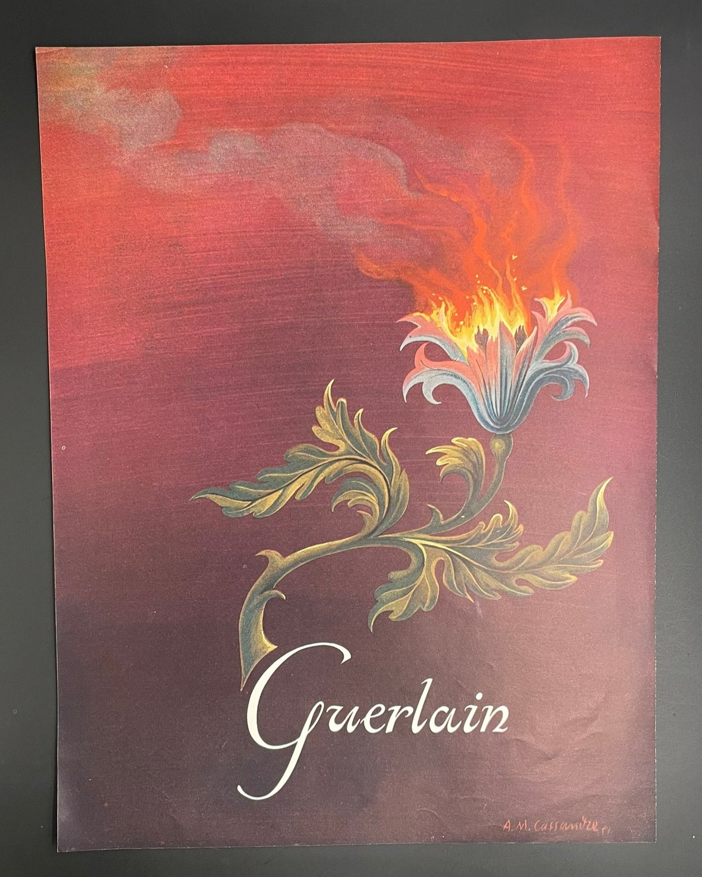Publicité - Parfum - Guerlain - Cassandre - 1951