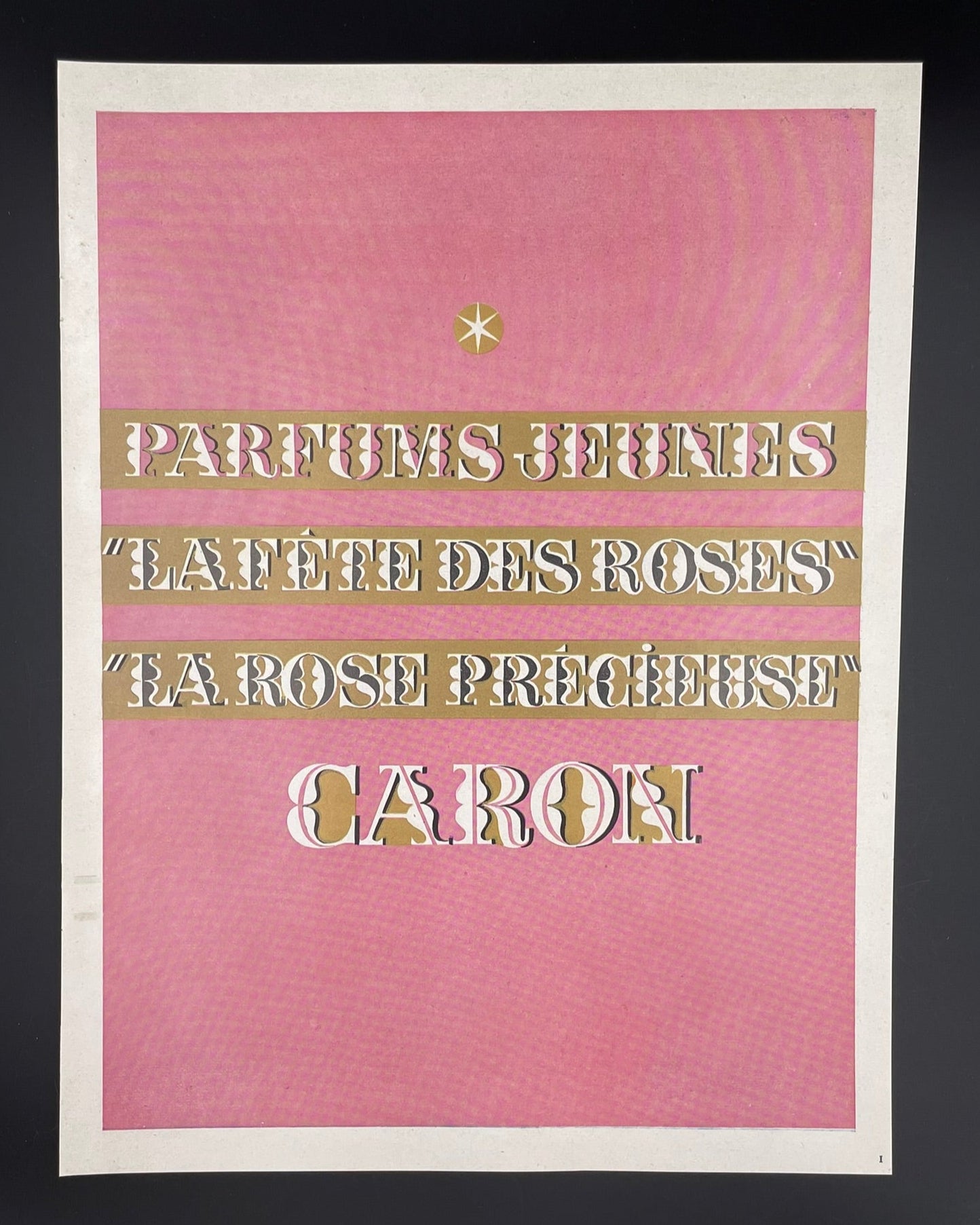Publicité - Parfum - Caron - Texte - 1949