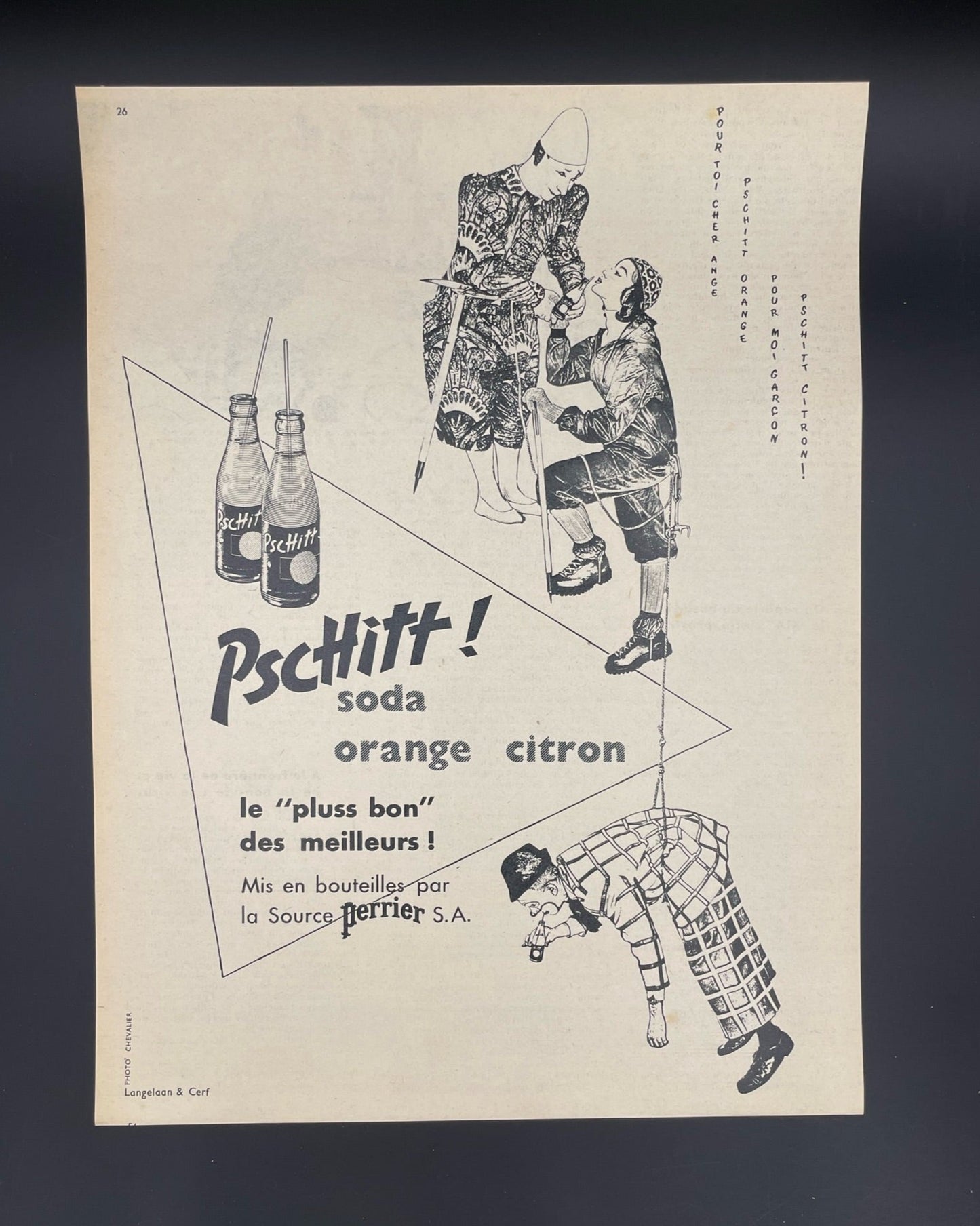 Publicité - Boisson - Pschitt - 1956