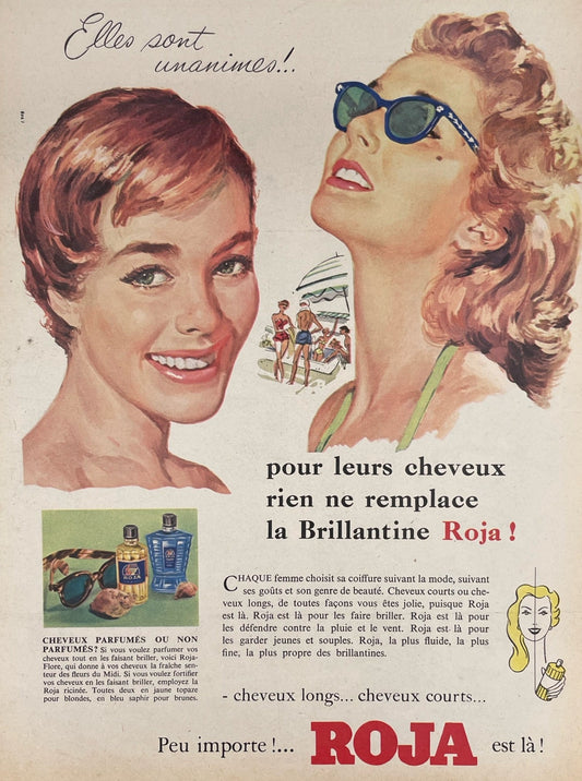 Publicité - Beauté - Roja - femmes - 1956