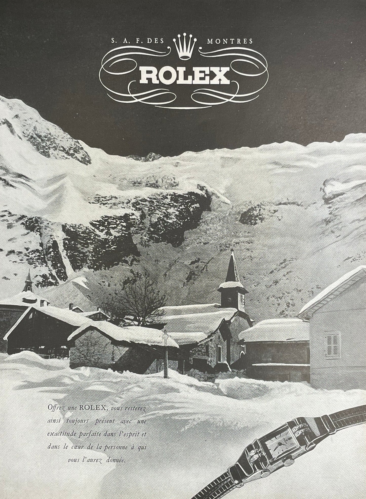 Publicité - Montre - Rolex - 1947