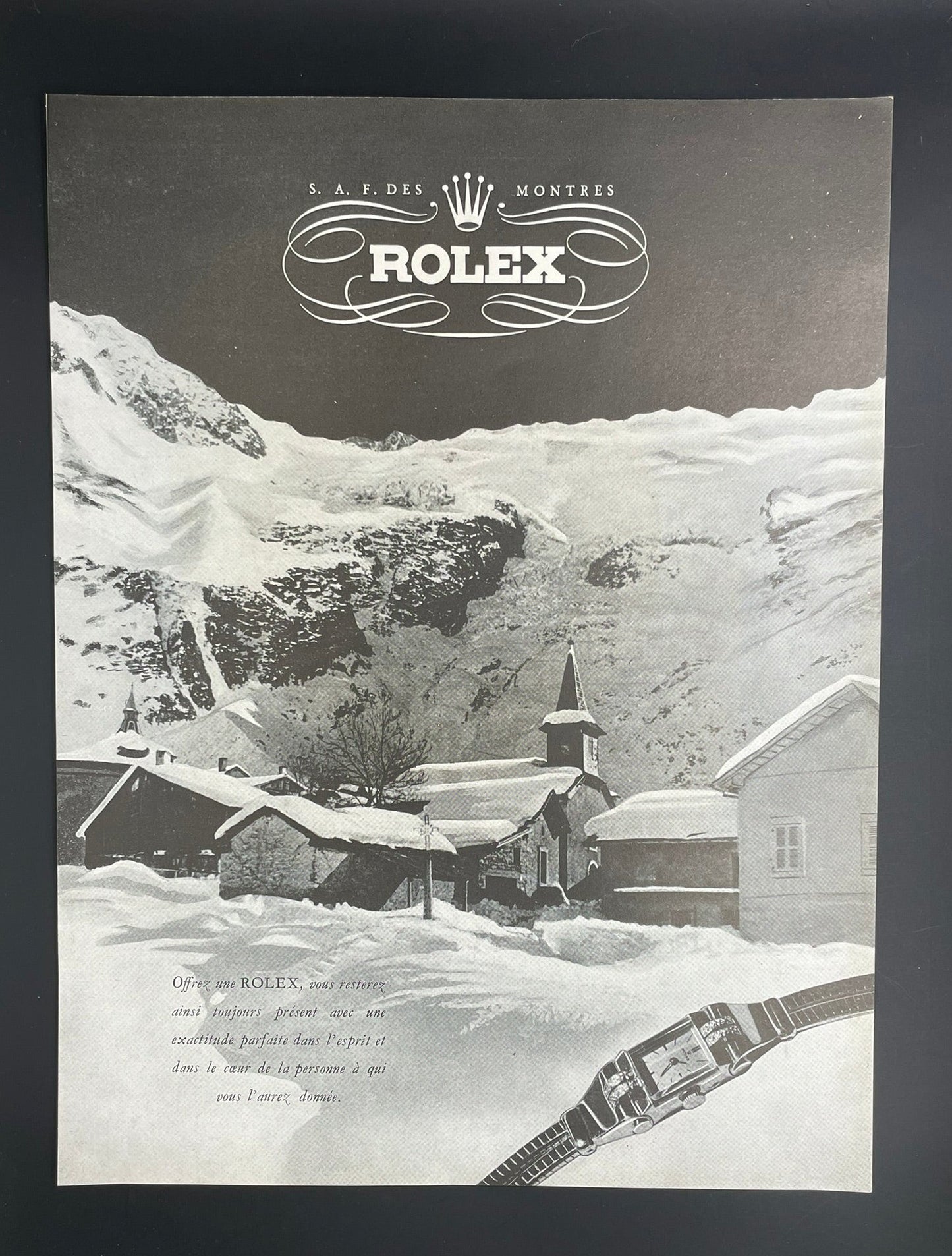 Publicité - Montre - Rolex - 1947