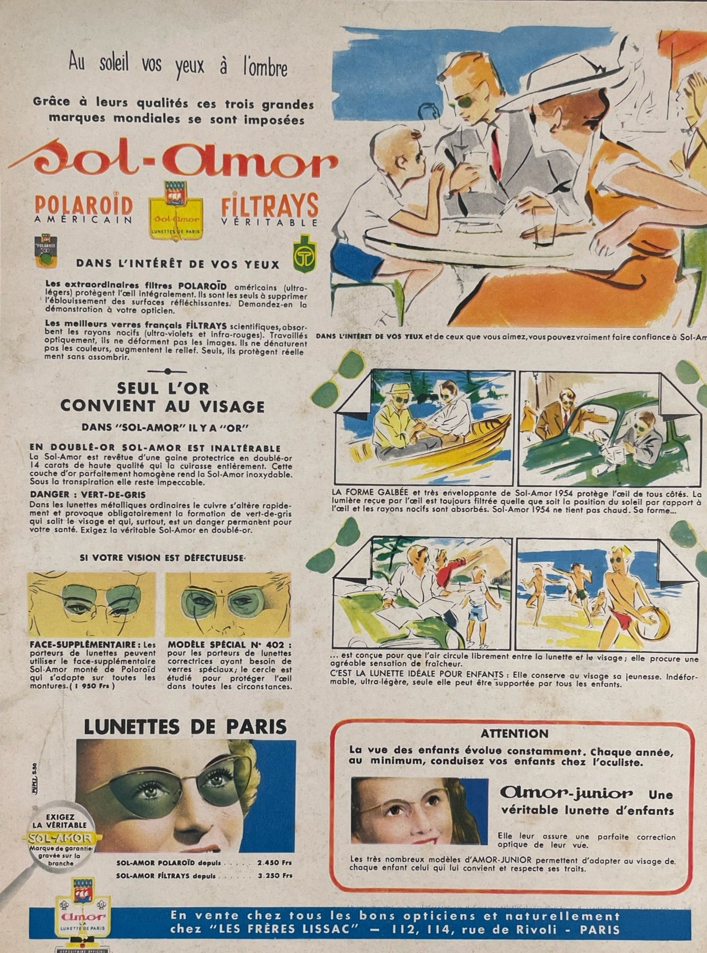 Publicité - Mode - Accesoires - Sol Amor -1954