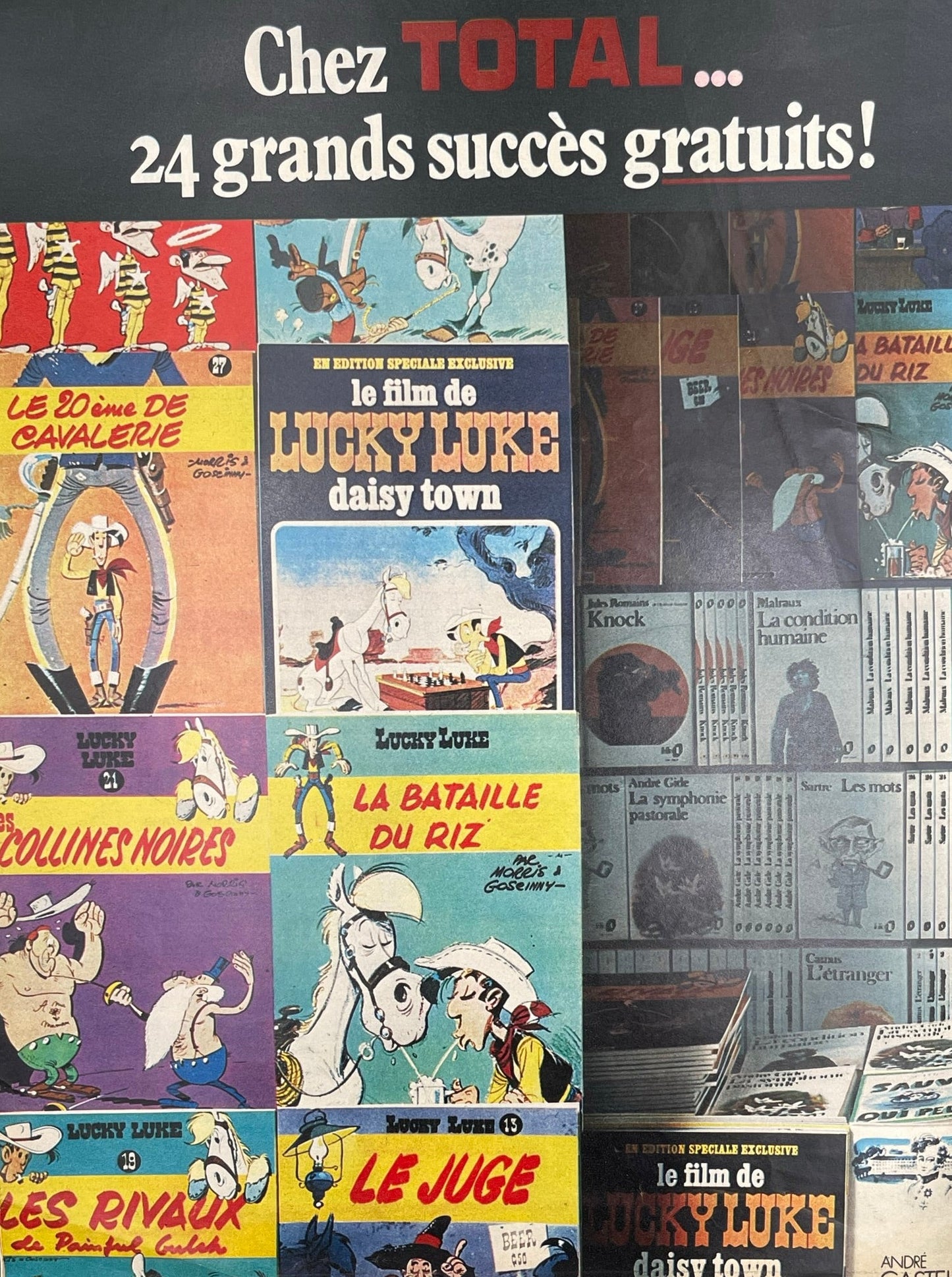 Publicité - Station Service - Total - BD - 1972
