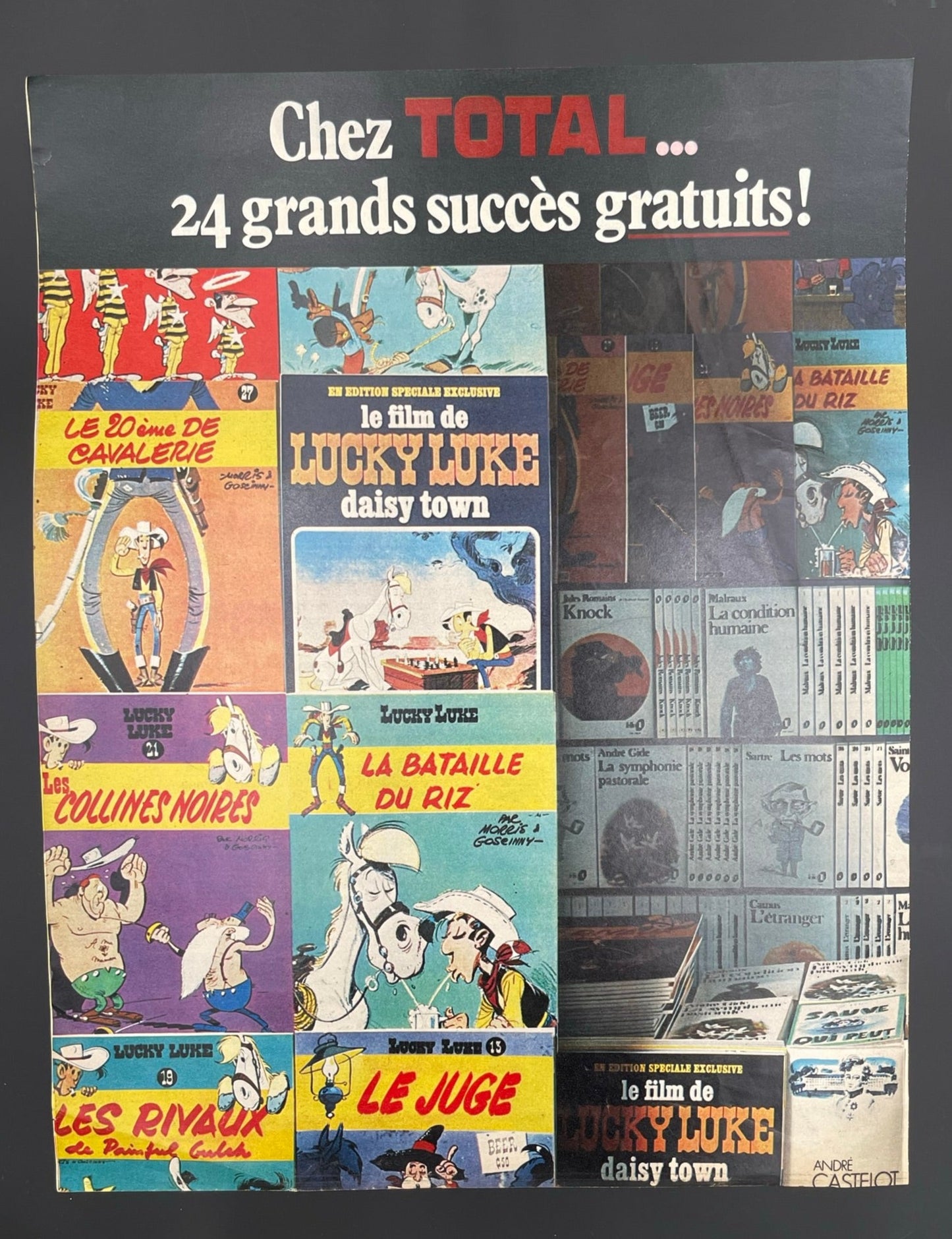 Publicité - Station Service - Total - BD - 1972