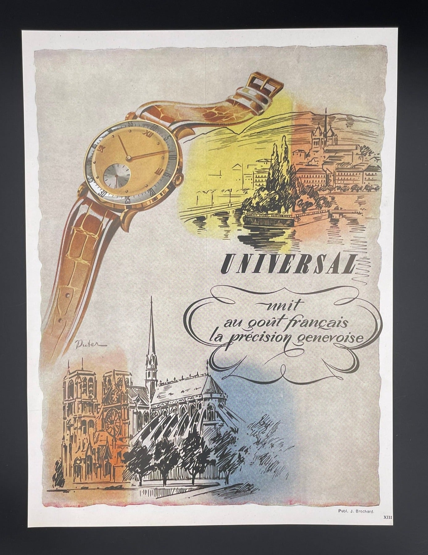 Publicité - Montre - Universal Genève - 1946
