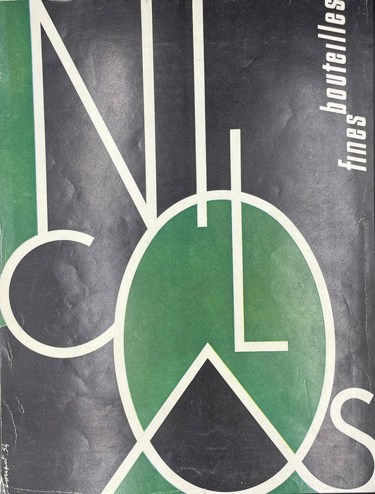 Publicité - Alcool - Vin - Maison Nicolas - Loupot - 1954