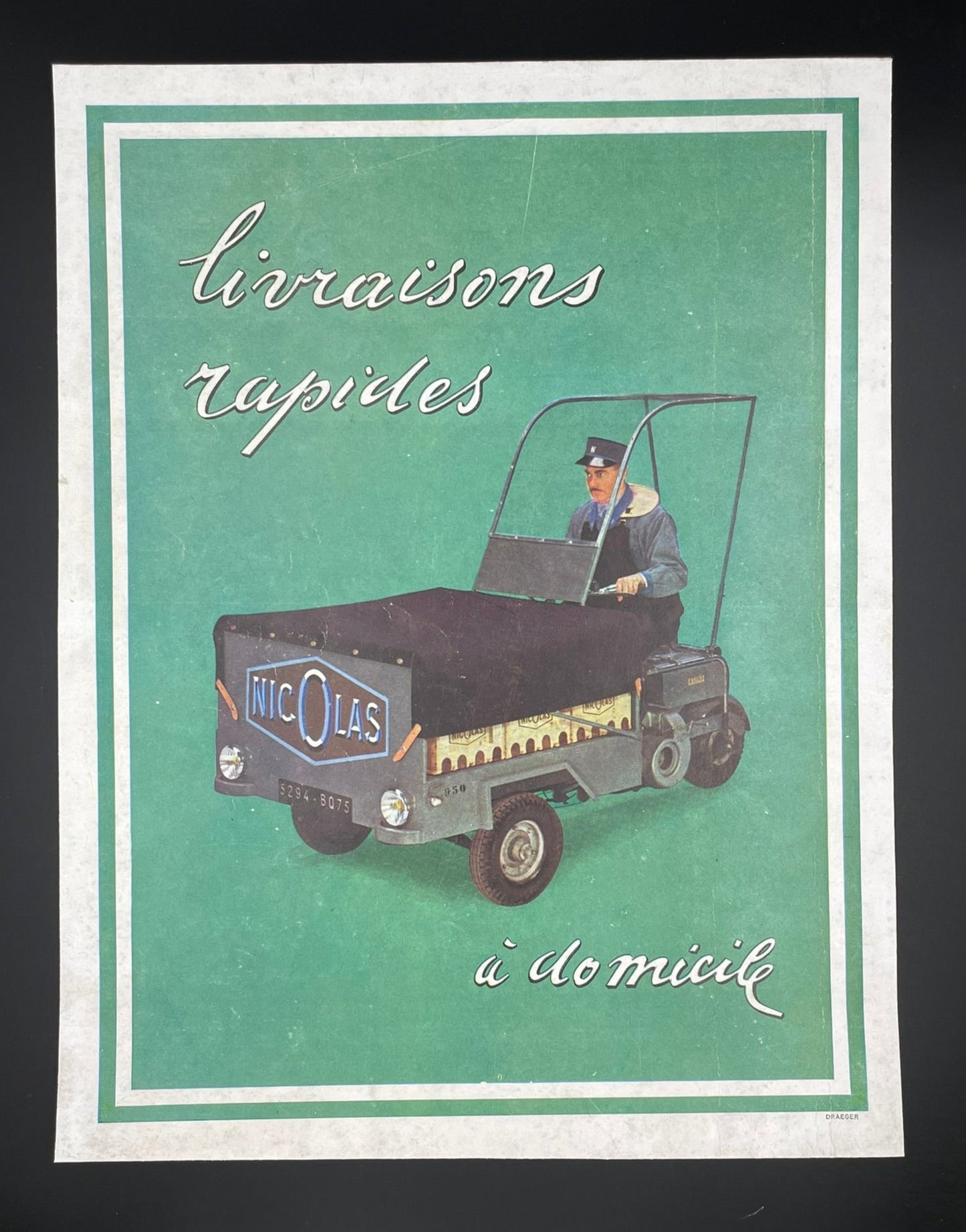 Publicité - Alcool - Vin - Maison Nicolas - 1953