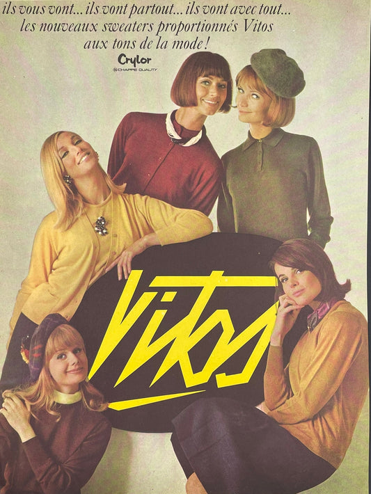 Publicité - Mode - Vitos - 1964