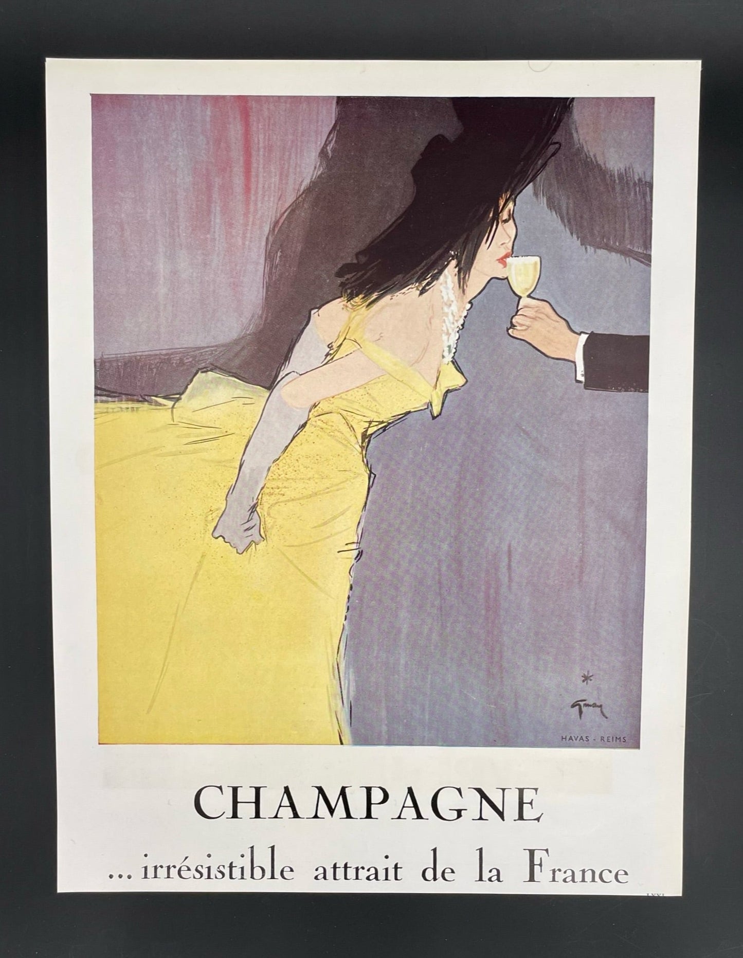 Publicité - Alcool - Champagne - René Gruau - 1950
