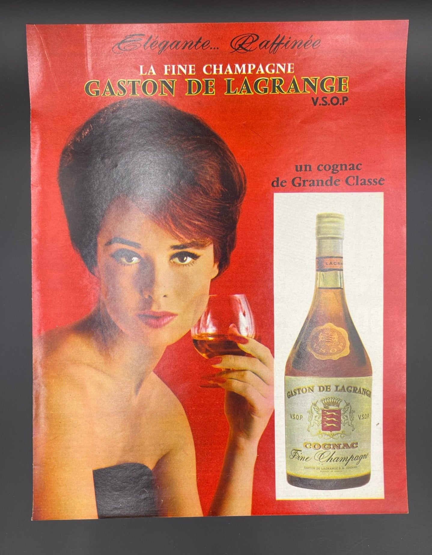 Publicité - Alcool - Gaston de Lagrange - 1962