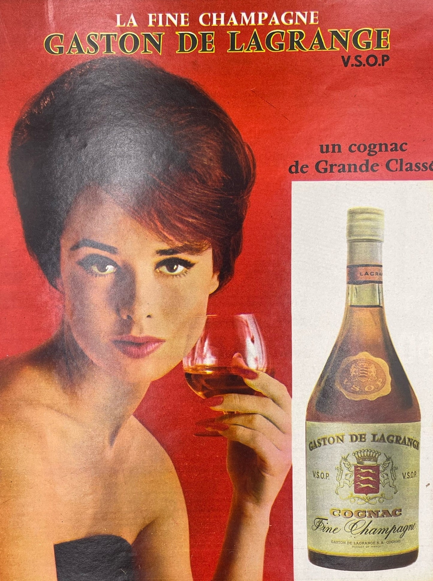 Publicité - Alcool - Gaston de Lagrange - 1962
