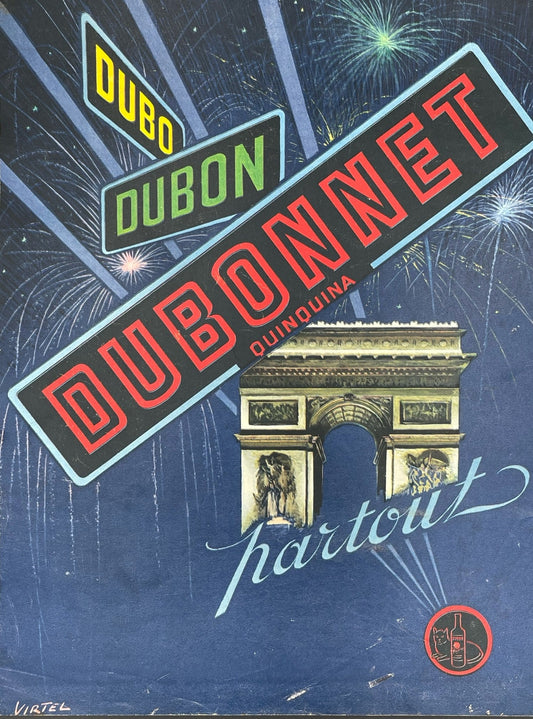 Publicité - Alcool - Dubonnet - Paris - 1953